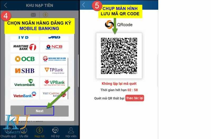 kubet hướng dẫn nạp tiền