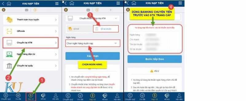 kubet hướng dẫn nạp tiền 5